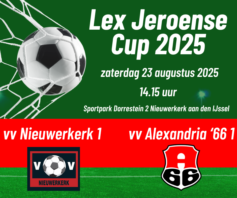 De strijd om de Lex Jeroense Cup Editie 2025