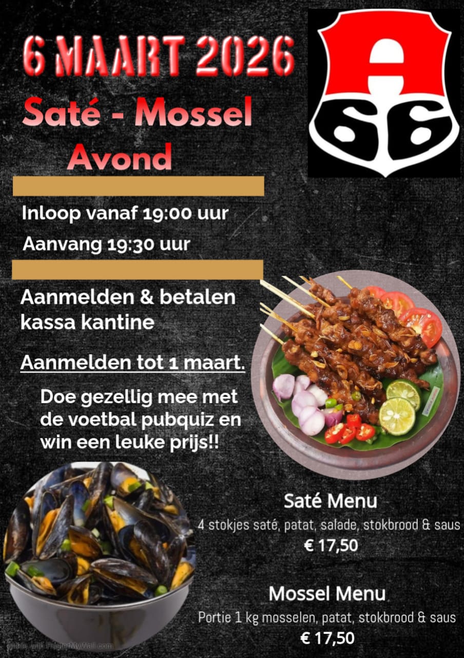 6 Maart - Sate en mossel-avond